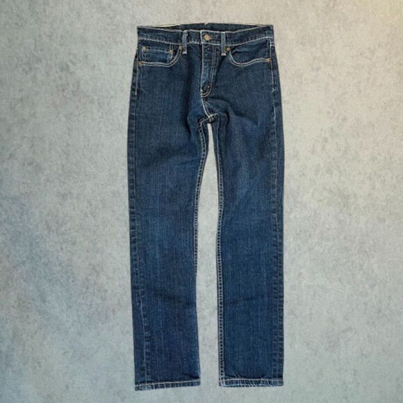 Levis 511 Mens Jeans Blue Slim Straight Stretch Denim Size 28x30 (tag 31) - Picture 1 of 13